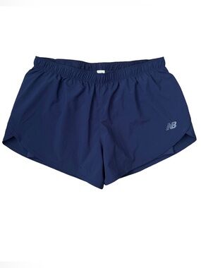 NWT New Balance Running Shorts Navy Blue Built in Shorts SZ L Clean Girl Sporty
